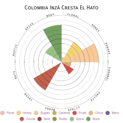 Colombia Inzá Cresta El Hato