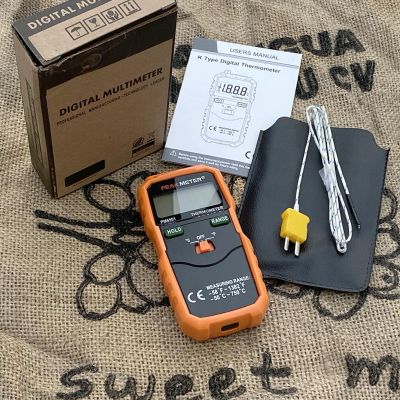 Digital Thermometer for Coffee Roasting with K-type Thermocouple