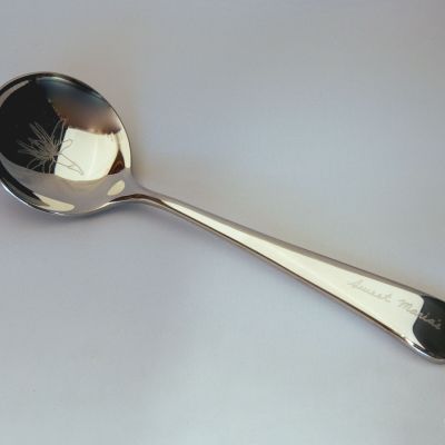 Sweet Maria's Coffee Flower Stainless Steel Cupping Spoon